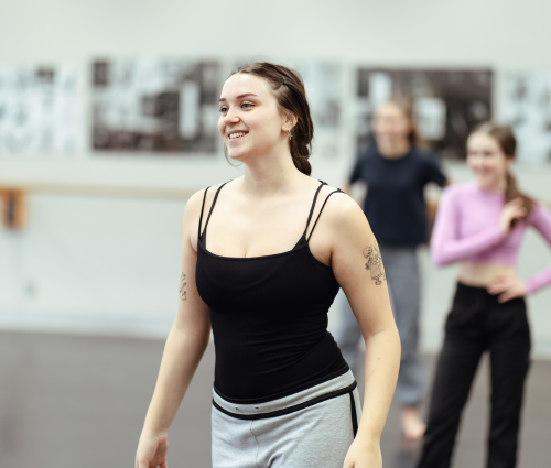 étudiante en danse au cégep de saint-laurent