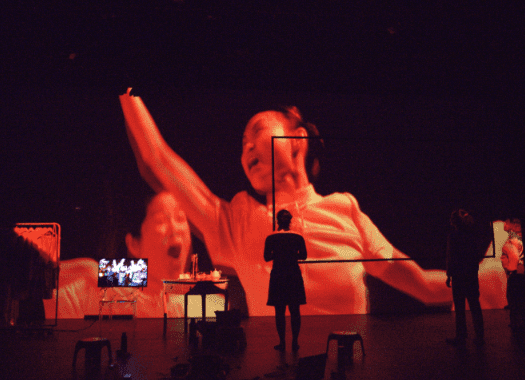 Scène du spectacles Bonnes Bonnes, photographie de Svelta Atanasova