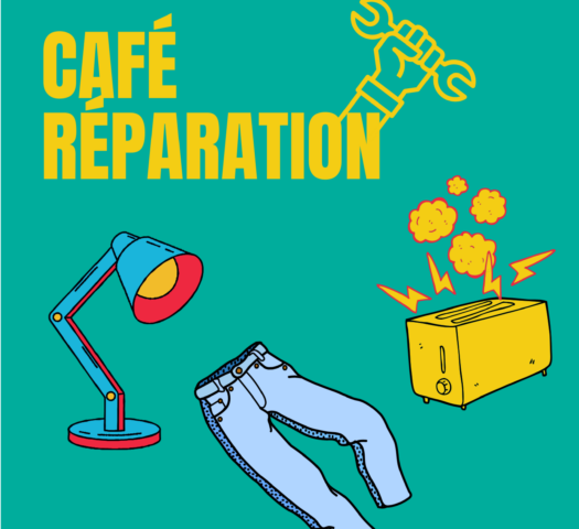 Affiche du Café réparation de l'automne 2024